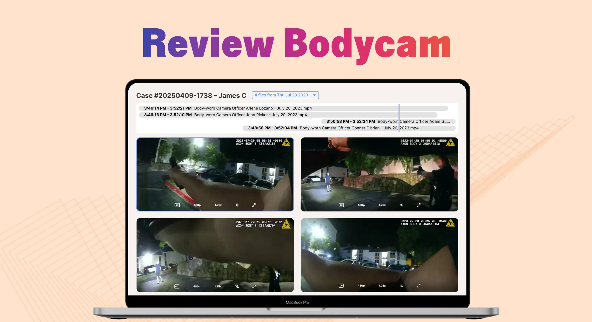 How To Review Bodycam Footage More Efficiently