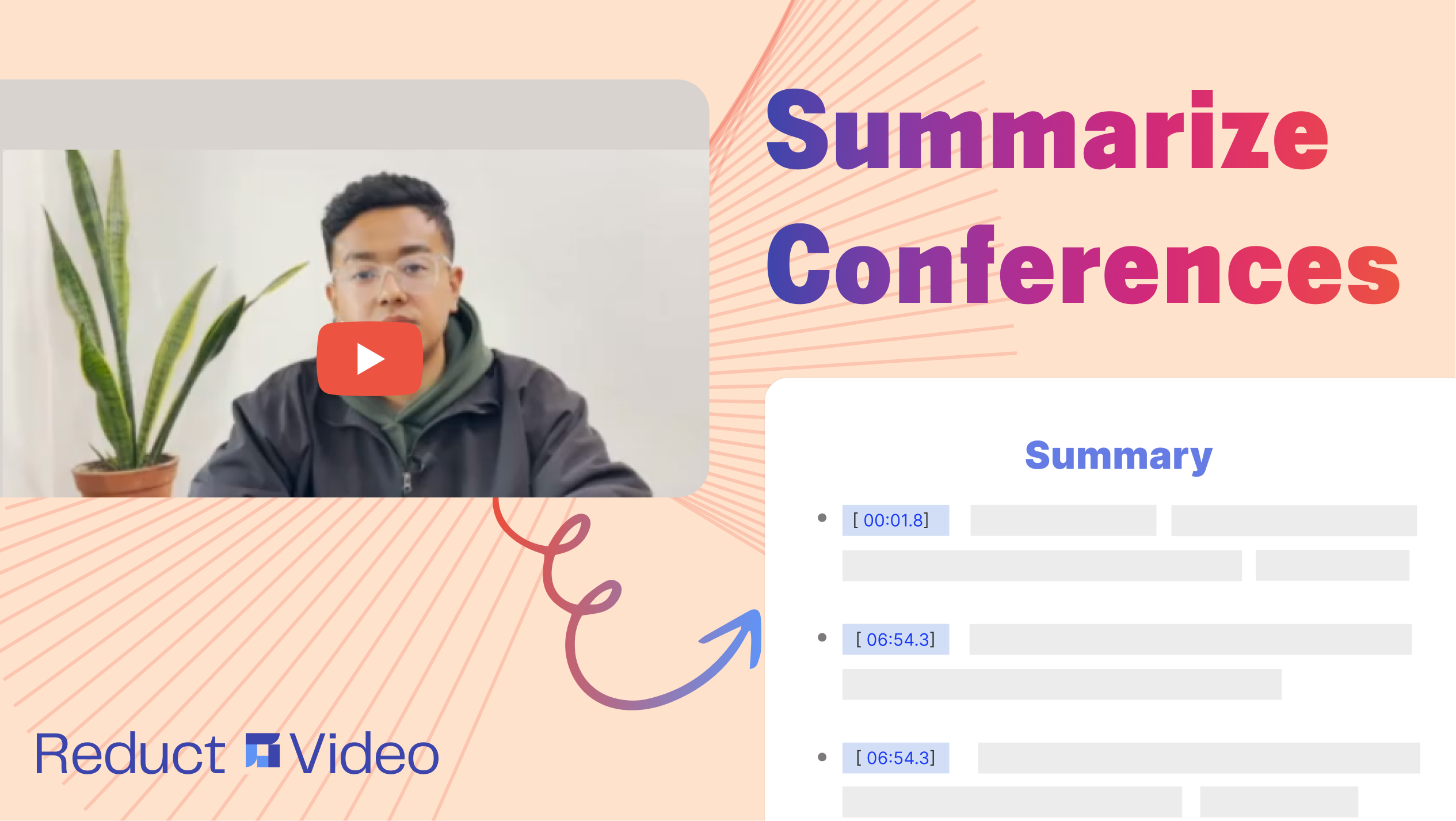 Summarize Video Conferences using Reduct