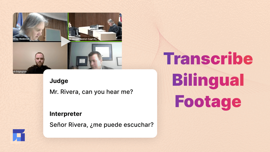 How to Transcribe Bilingual Footage
