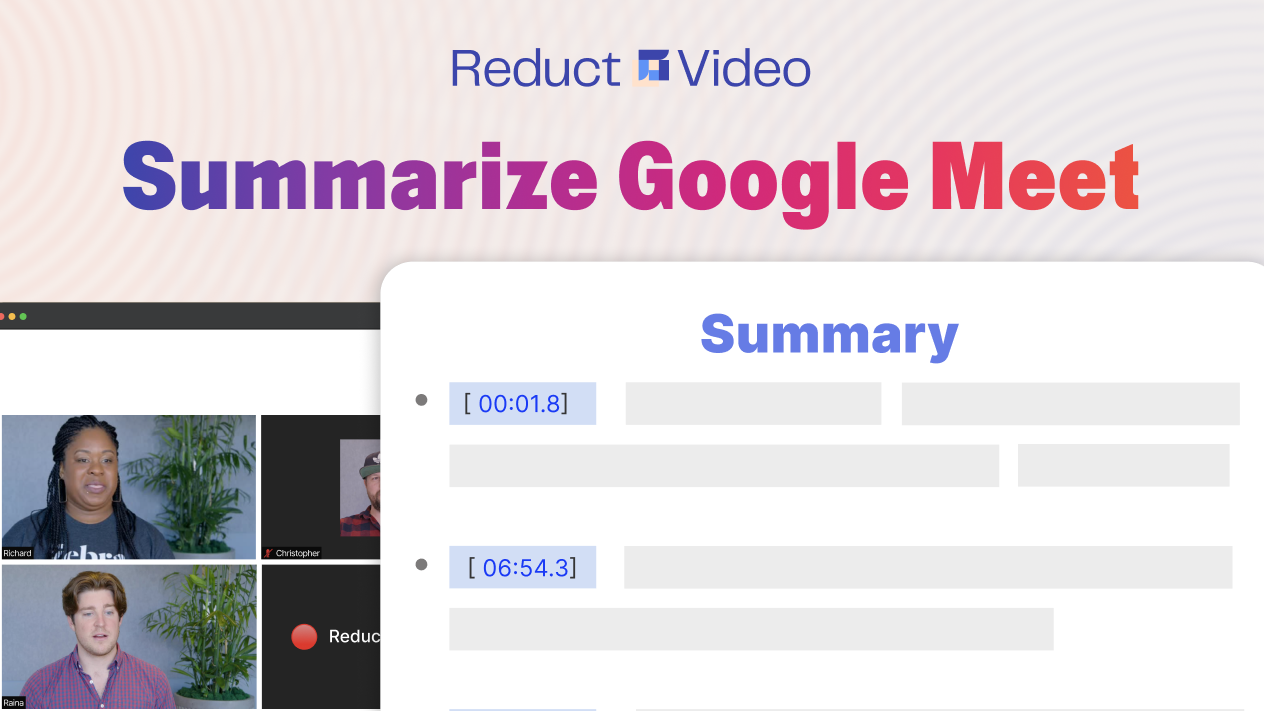 How to Summarize a Google Meet call