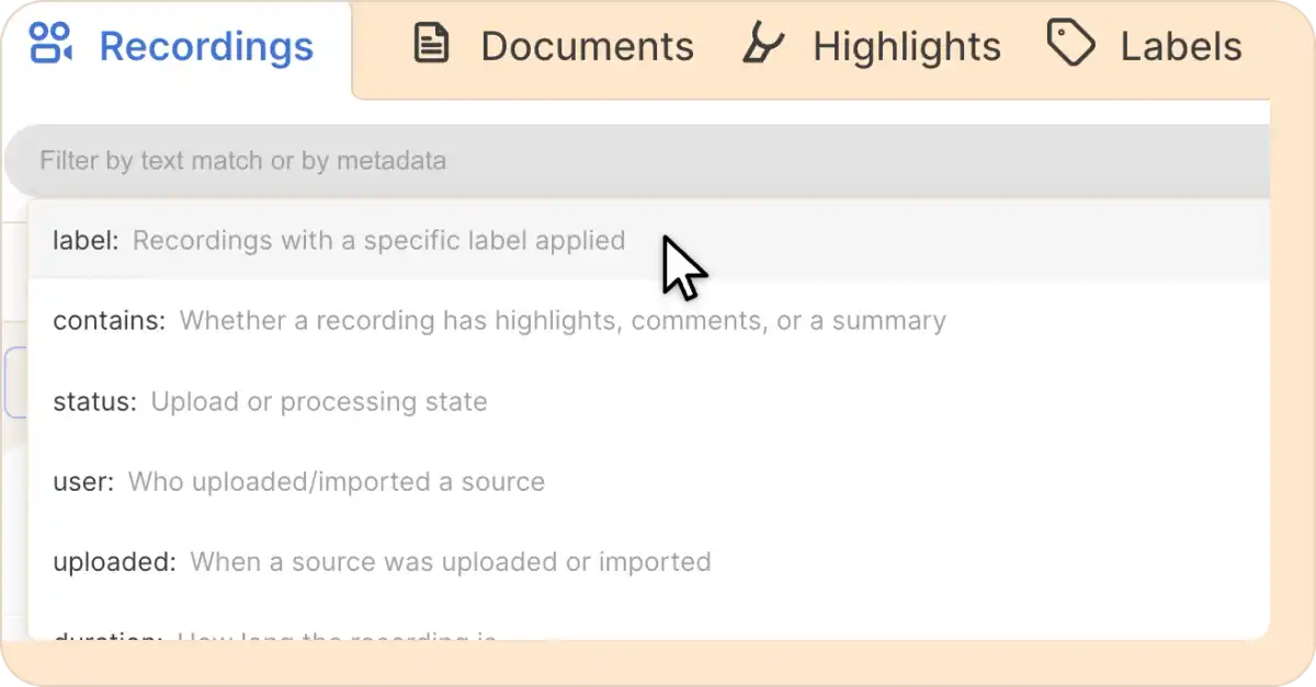 FilteringOptions" title="Filtering Options