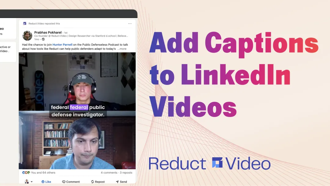 How to Add Captions and Subtitle to LinkedIn Videos in 2026