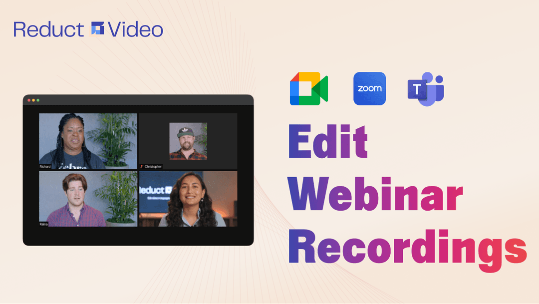 How to Edit Webinar Recordings