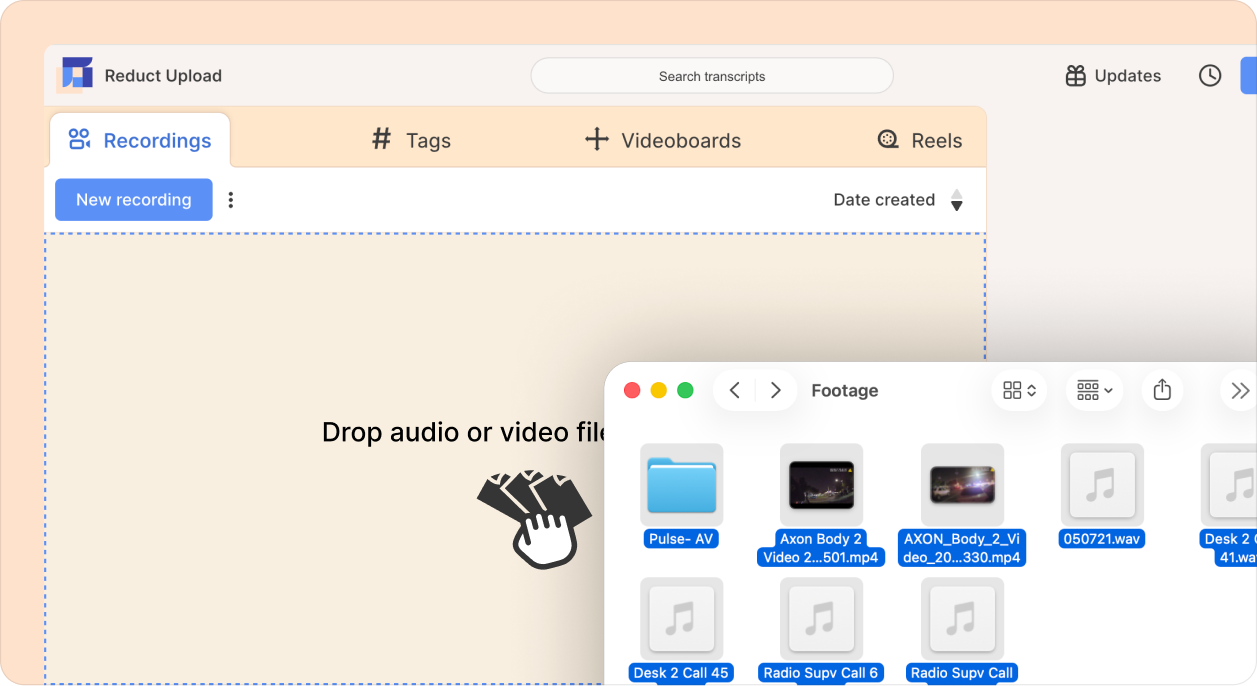 Upload image in reduct