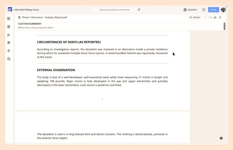 Ask questions directly to a document