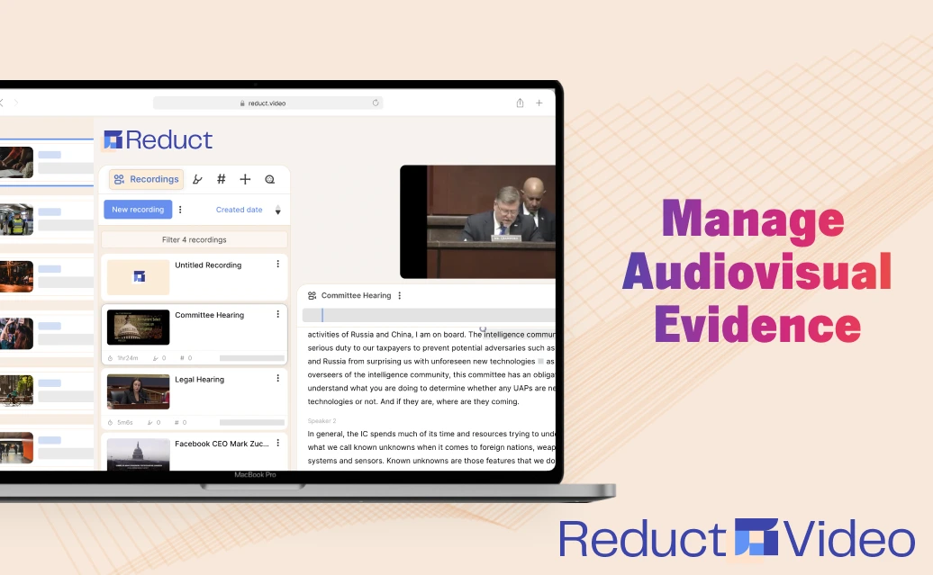 3 Ways to Manage Audiovisual Evidence