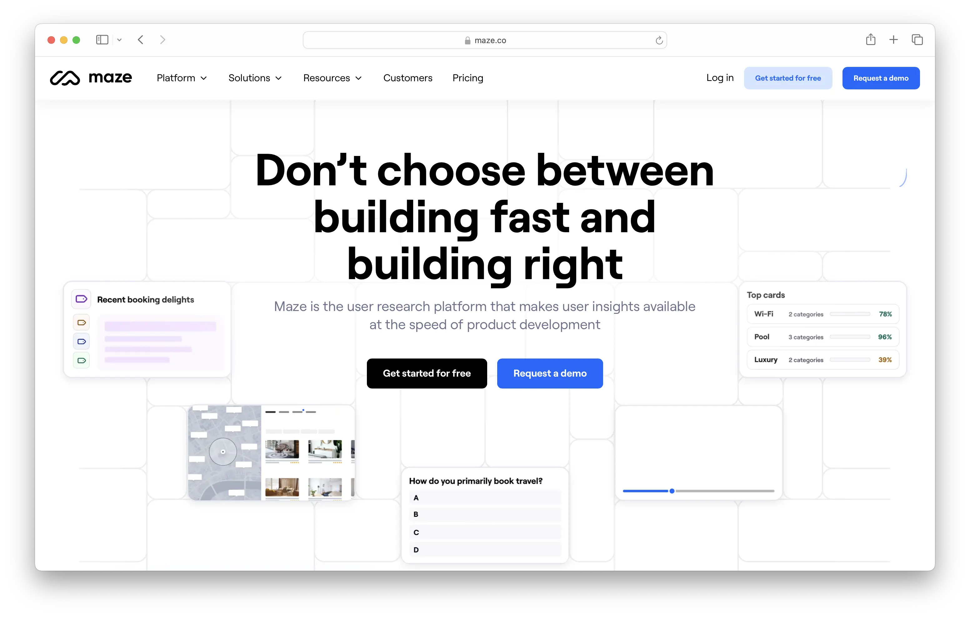 maze homepage
