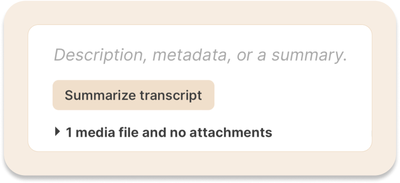 Reduct UI to summarize YT Text