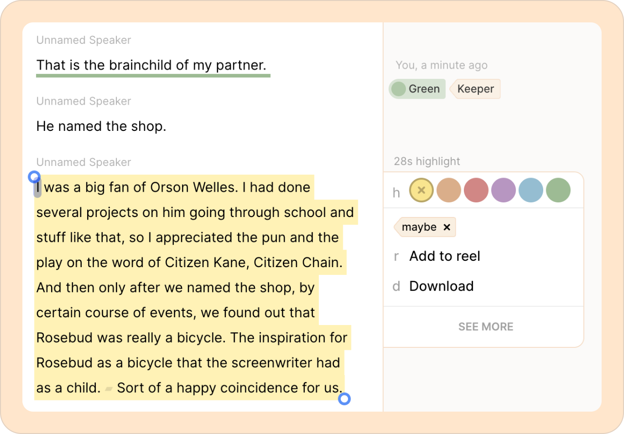 Adding highlights in Reduct