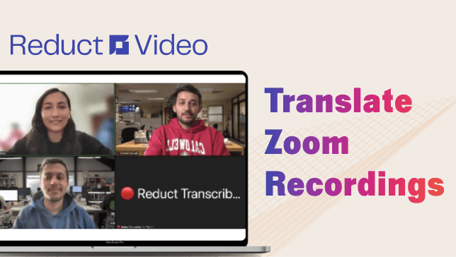 How to Translate a Zoom Recording