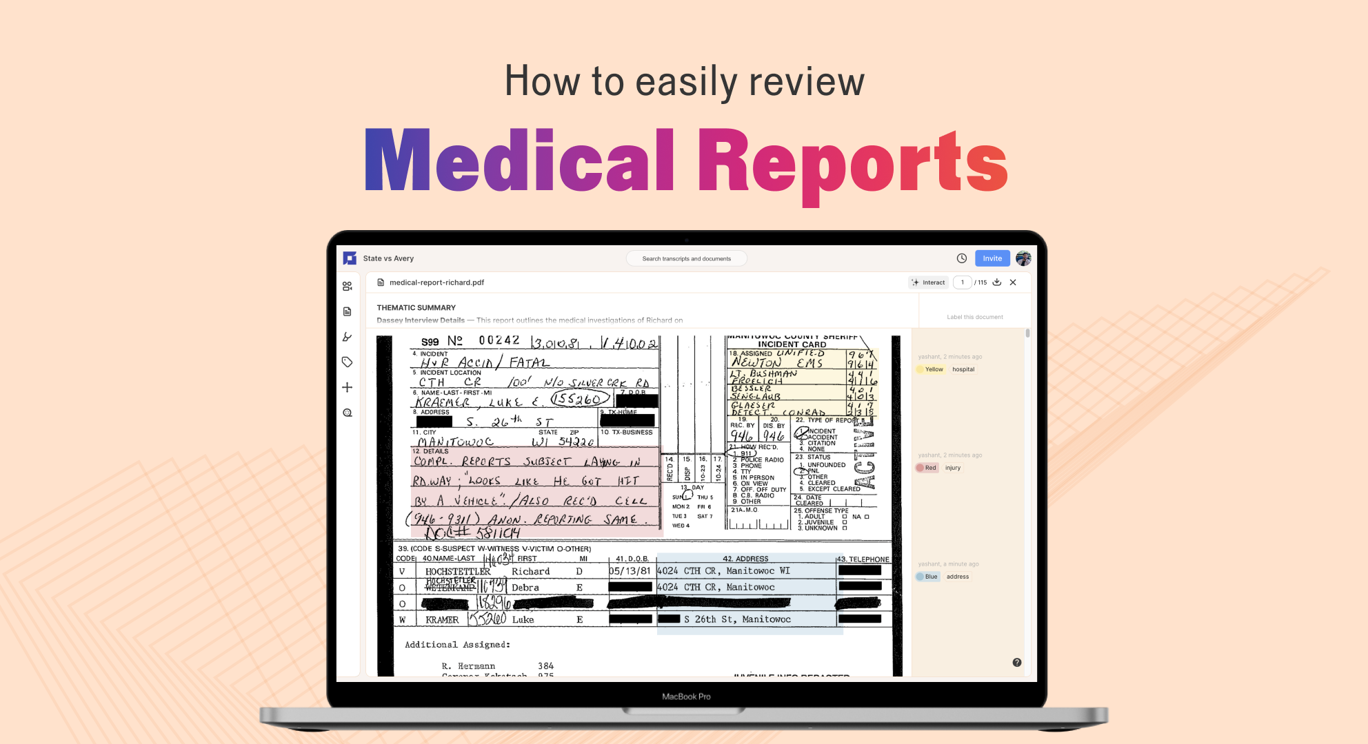 How to Review Medical Records Faster for Your Defense Case