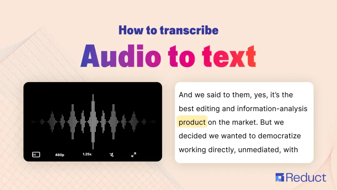 Transcribe Your Audio to Text - 94% Accuracy