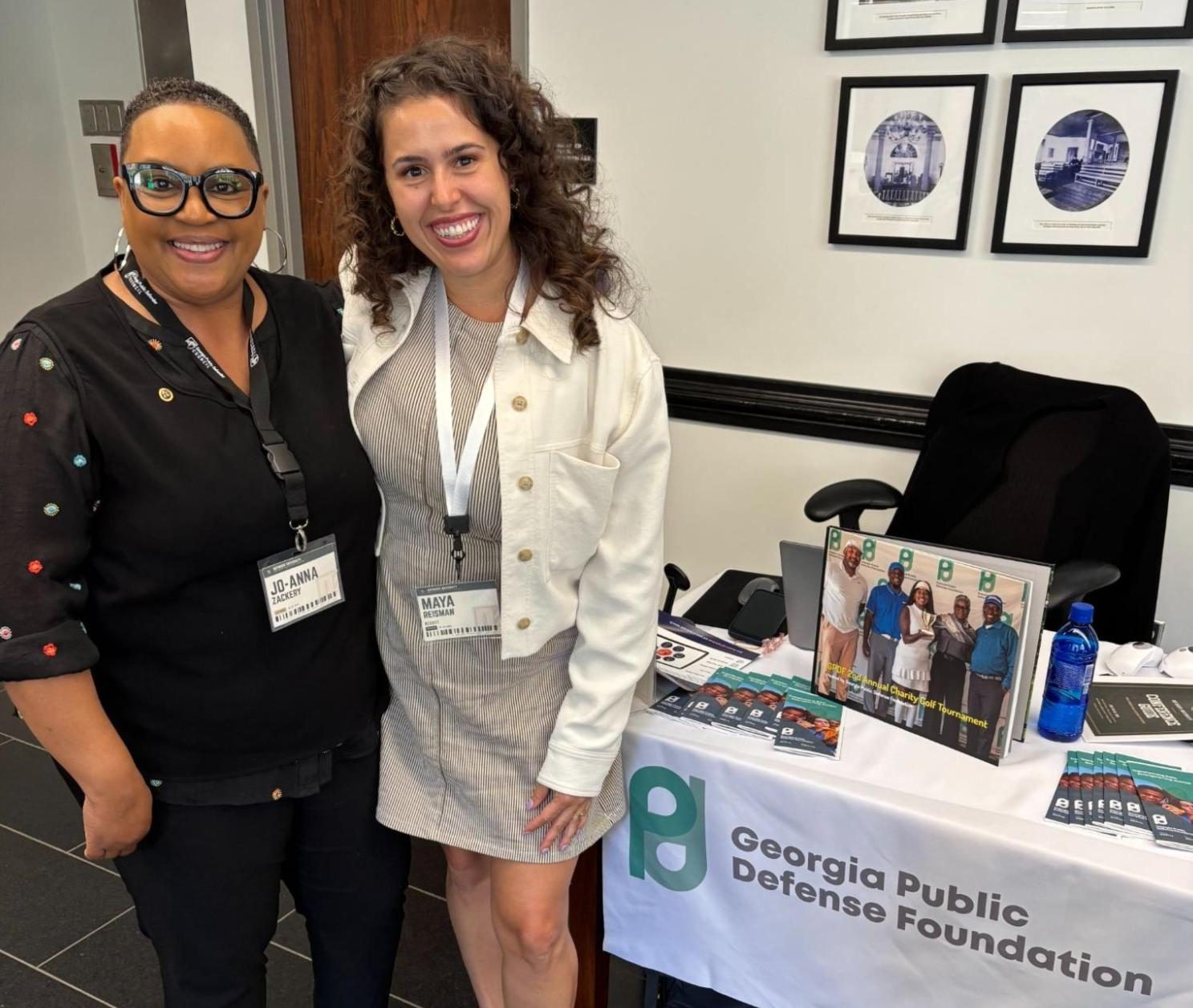 Jo-Anna Zackery and Maya Reisman at the GPDC Summer Public Defense Conference