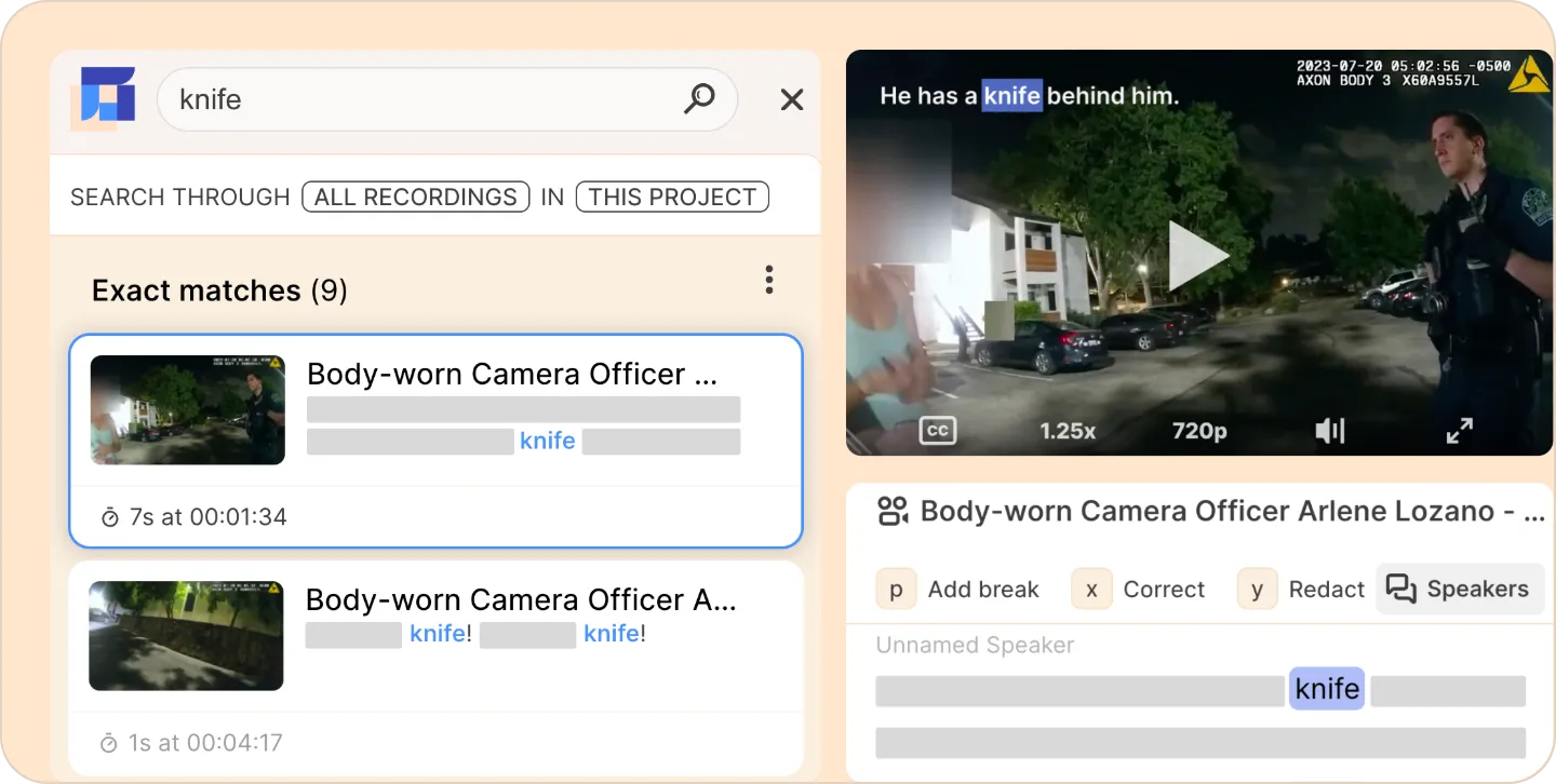 TranscribeDigitalEvidence