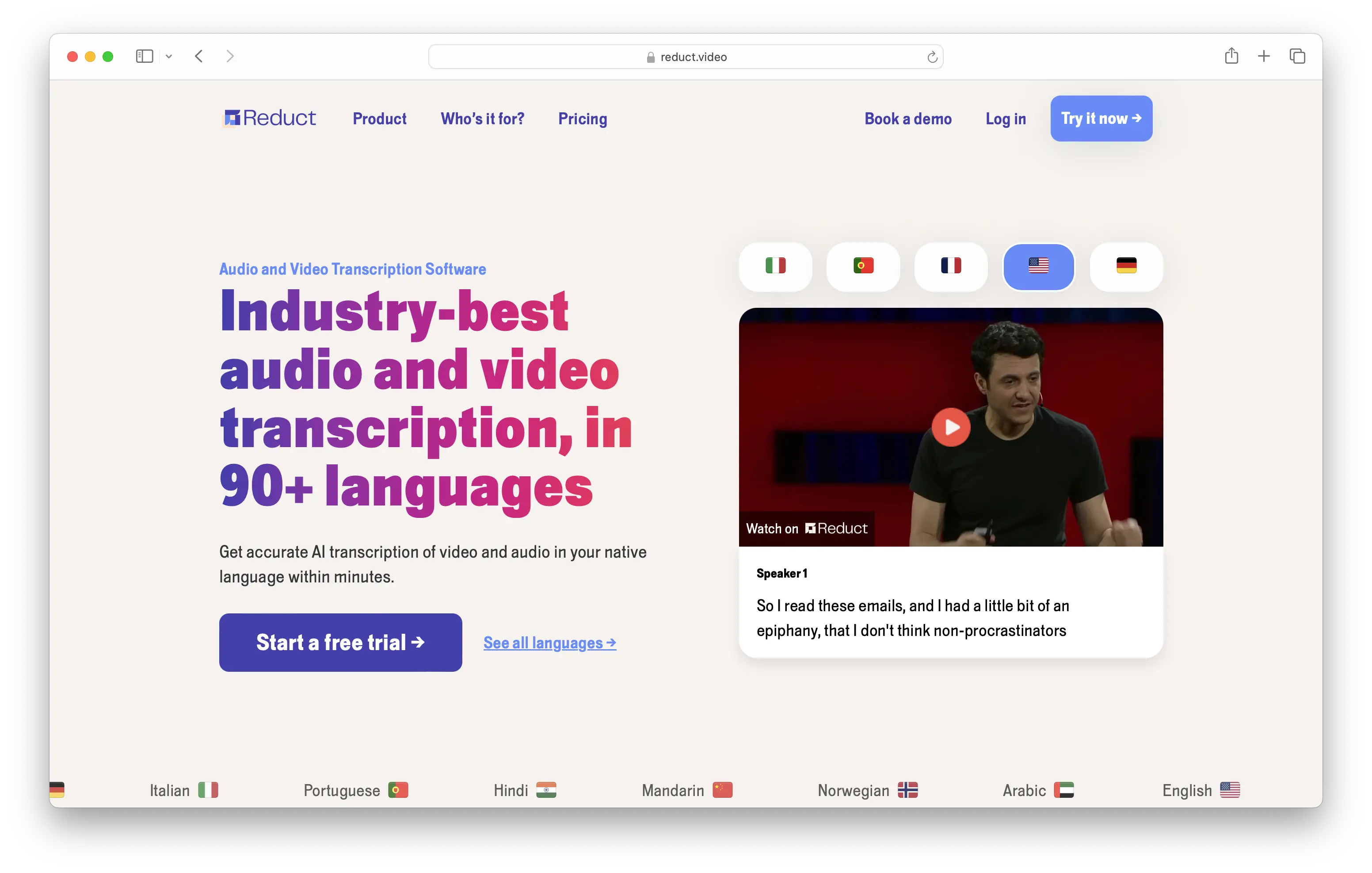 reduct-transcribe-page