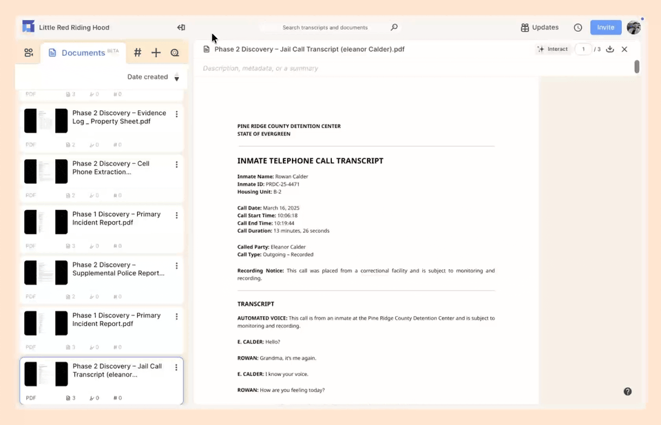 Search for terms across your entire project
