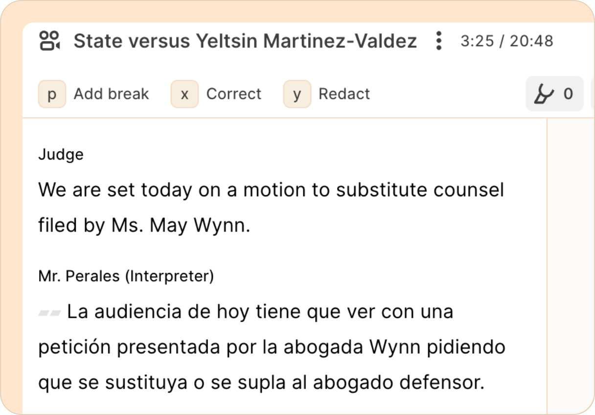 BilingualTranscript