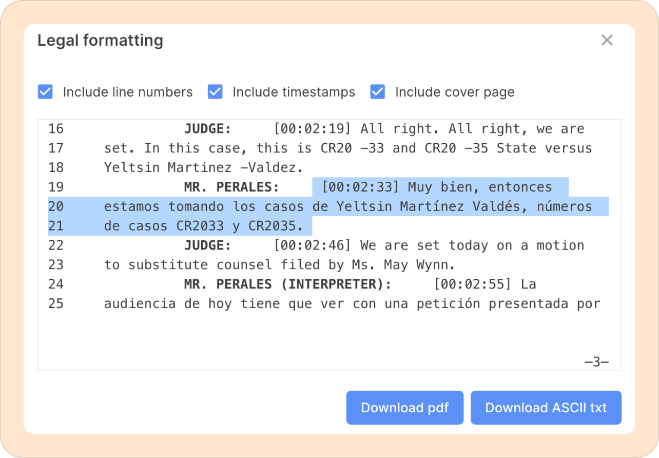 ExportBilingualTranscript