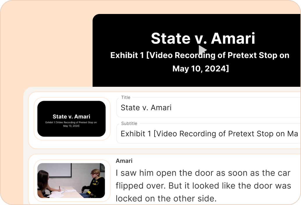 title image for video exhibit